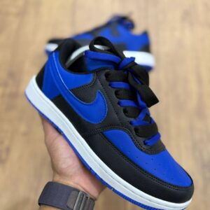 tênis court vision preto/azul