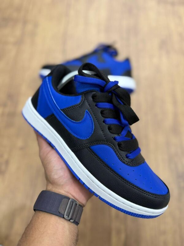 tênis court vision preto/azul