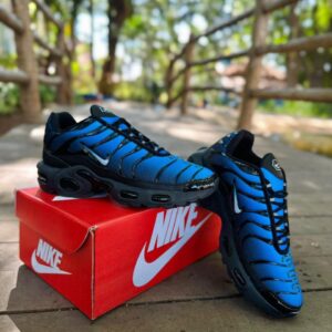 tênis nike tn preto/azul