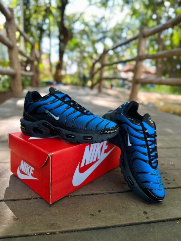tênis nike tn preto/azul