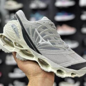 tênis mizuno ls cinza/off white
