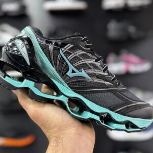 tênis mizuno pro 8 preto/verde água