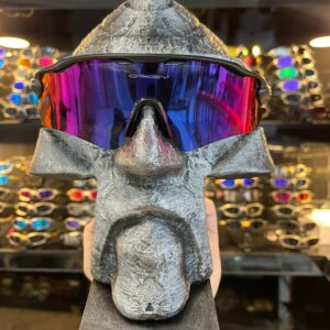 Óculos radar ev carbon lente tanzanite